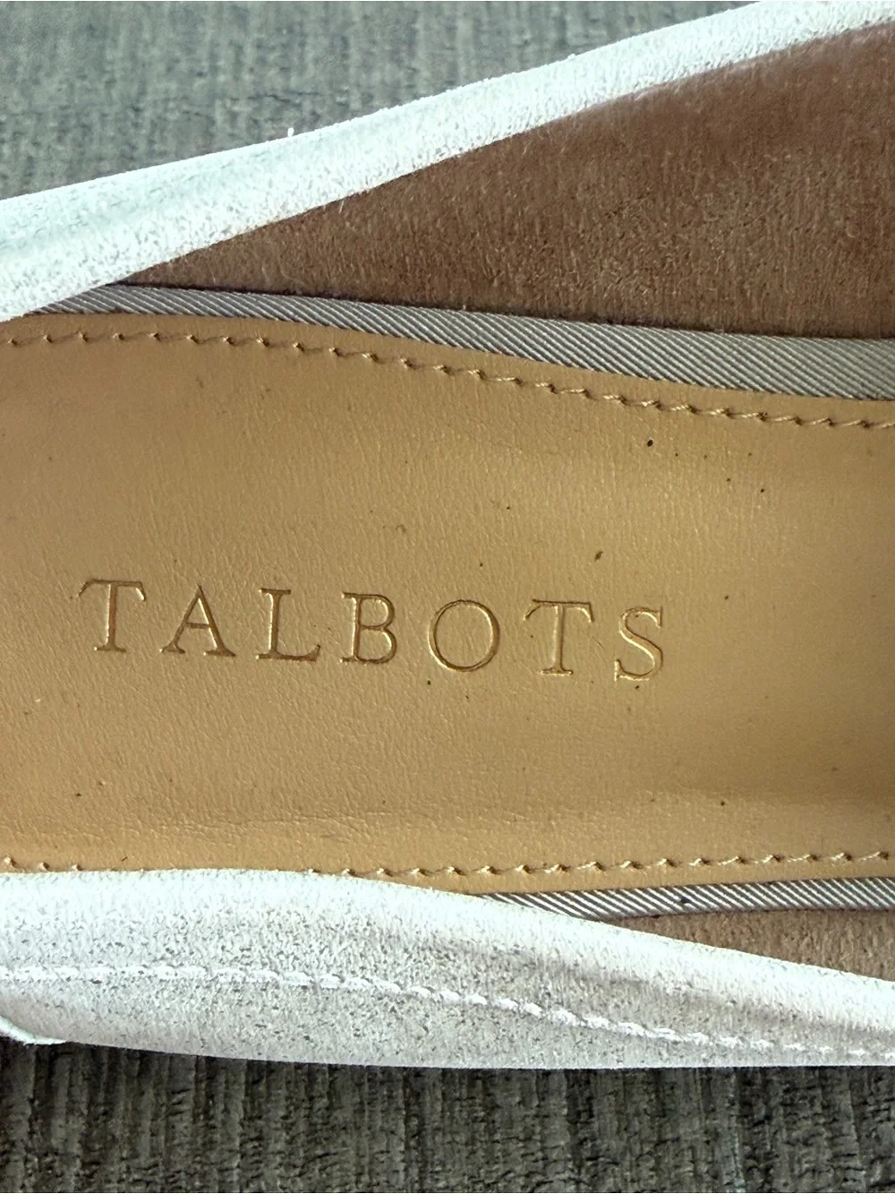 Talbots Ryan Leather Loafers (Chevron-Quilted Edition) Size 8.5M